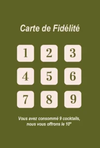 exemple carte de fidélité
