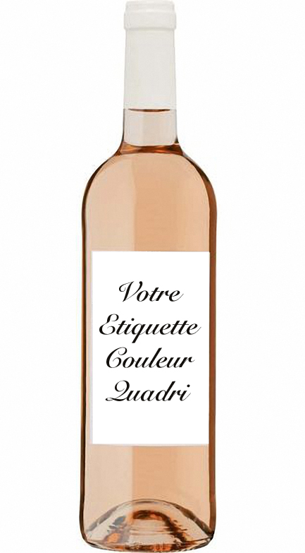 Etiquette bouteille de vin