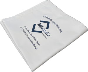 Serviette en tissus imprimee