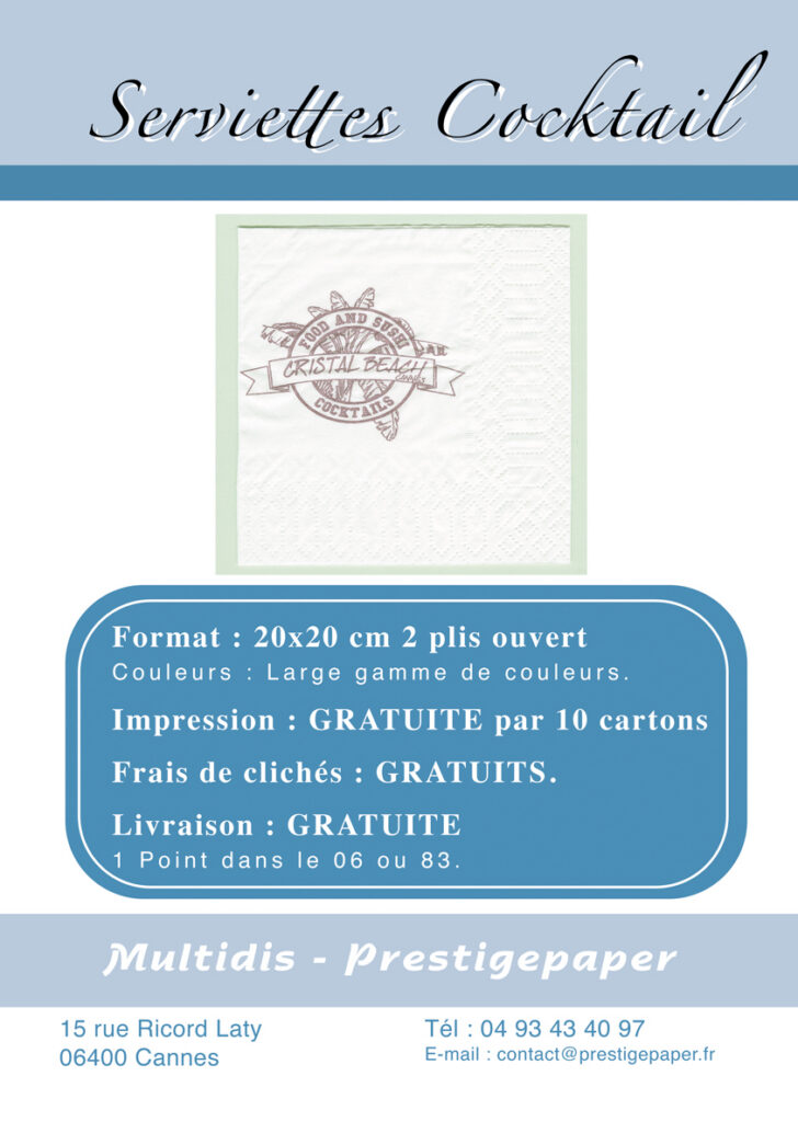 serviette glaciers